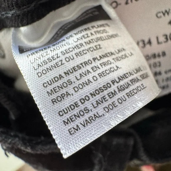 Levi’s men’s 511 black jeans 34/30 used - Picture 5 of 8